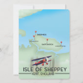 Insel Sheppey Kent England Reiseplakat (Rückseite)