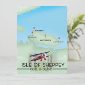 Insel Sheppey Kent England Reiseplakat (Stehend Vorderseite)
