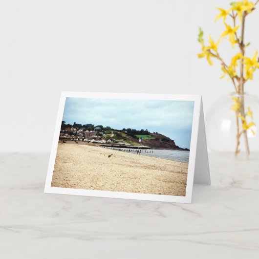 Insel Sheppey Leysdown-on-Sea Beach Village Karte (Gelbe Blume)