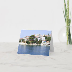 Insel Skiathos, Griechenland - Blank Note Card Karte