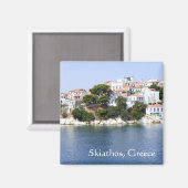 Insel Skiathos, Griechenland Magnet (Vorderseite/Rückseite)