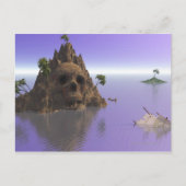 Insel Skull Postkarte (Vorderseite)