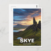Insel Skye Herbrides Schottland Travel Postkarte (Vorne/Hinten)