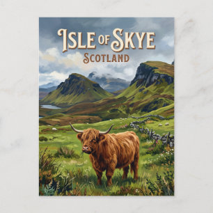 Insel Skye Portree Schottland Postkarte