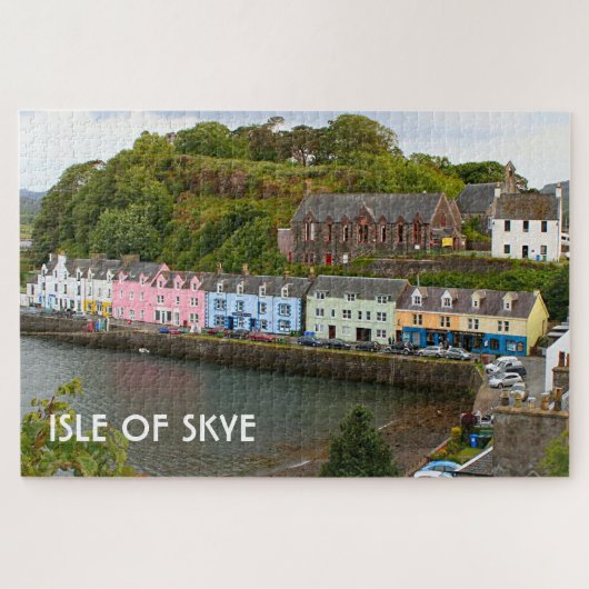 Insel Skye: Portree, Schottland Puzzle (Horizontal)