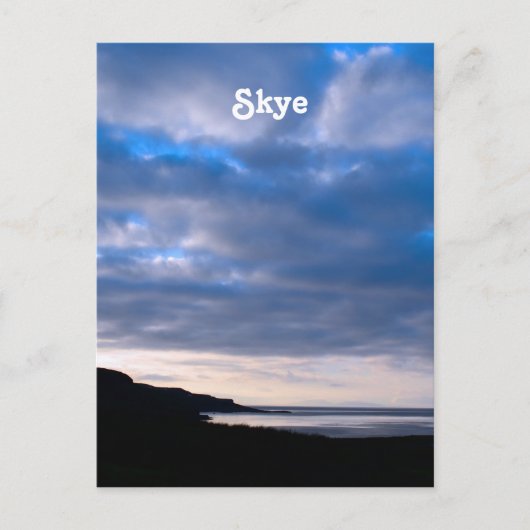 Insel Skye Postkarte (Vorderseite)