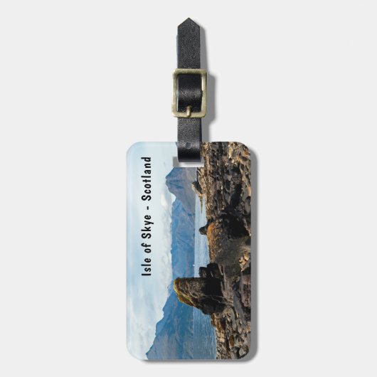 Insel Skye - Schottland Gepäckanhänger (Vorderseite vertikal)