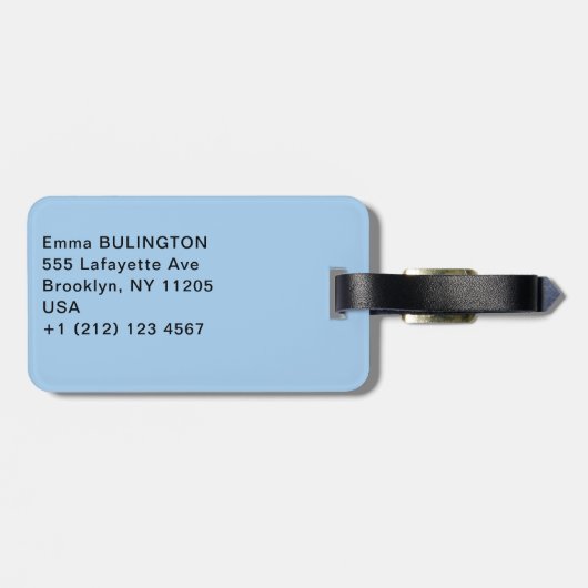 Insel Skye - Schottland Gepäckanhänger (Rückseite horizontal)