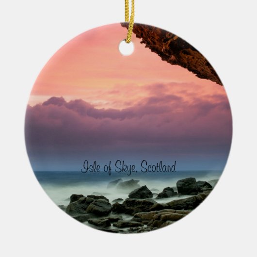 Insel Skye, Schottland, Keramik Ornament (Vorne)