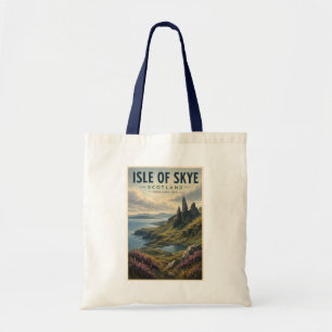 Insel Skye Schottland Landschaft Reise Kunst Retro Tragetasche