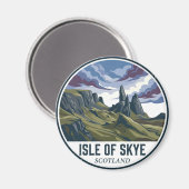 Insel Skye Schottland Magnet (Vorderseite/Rückseite)