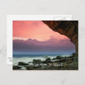 Insel Skye (Schottland), mit einer Kennzeichnung v Postkarte (Vorne/Hinten)