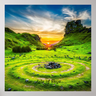 Insel Skye, Schottland, Poster