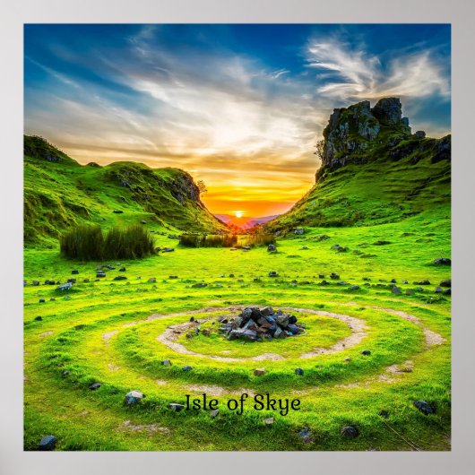 Insel Skye, Schottland, Poster (Vorne)