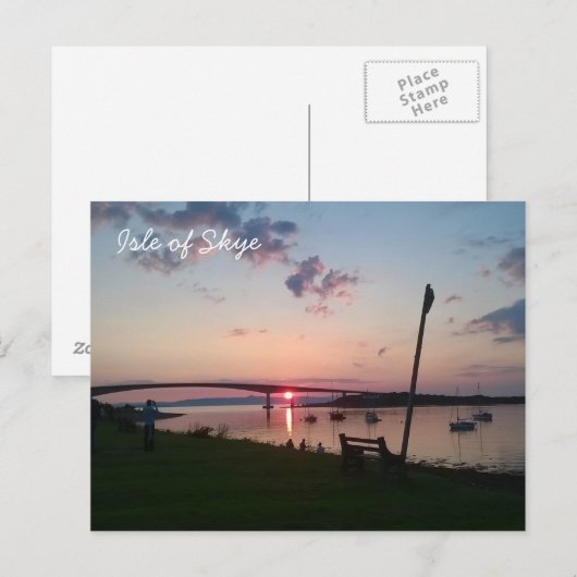 Insel Skye, Schottland Postkarte (Vorne/Hinten)