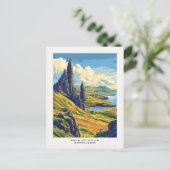 Insel Skye Schottland - Postkarte (Stehend Vorderseite)