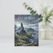 Insel Skye Schottland Postkarte (Stehend Vorderseite)