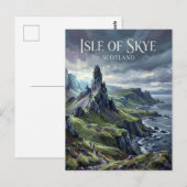 Insel Skye Schottland Postkarte (Vorne/Hinten)