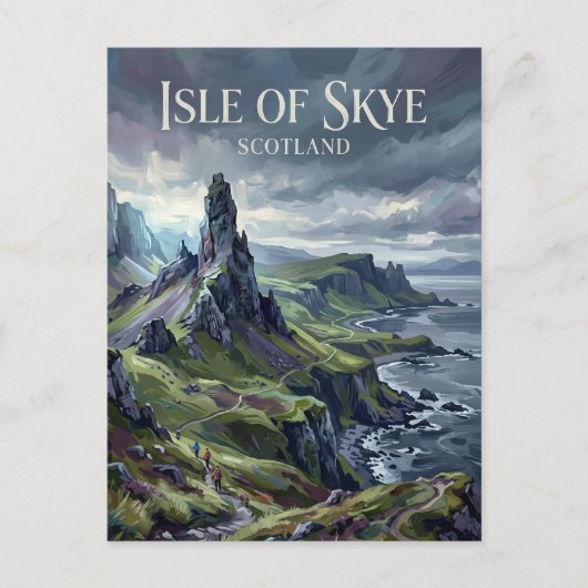 Insel Skye Schottland Postkarte (Vorderseite)