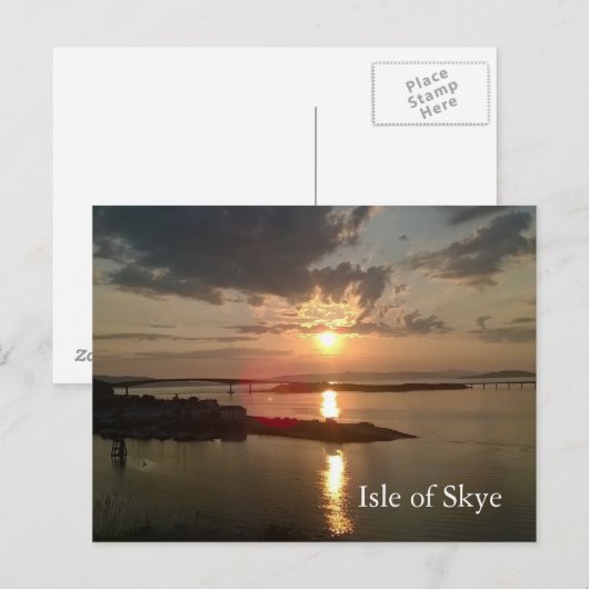 Insel Skye, Schottland Postkarte (Vorne/Hinten)