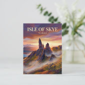 Insel Skye Schottland Postkarte (Stehend Vorderseite)