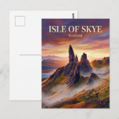Insel Skye Schottland Postkarte (Vorne/Hinten)