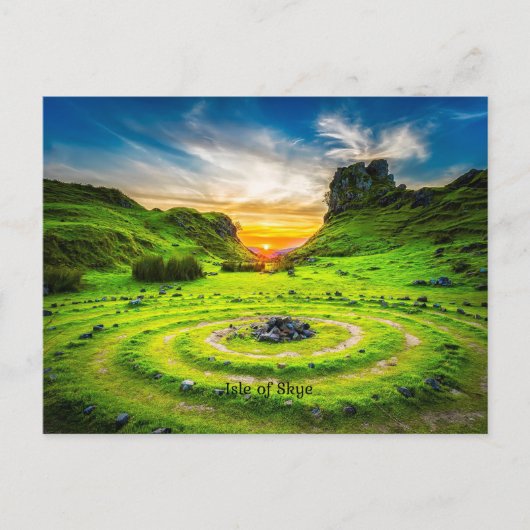 Insel Skye, Schottland, Postkarte (Vorderseite)