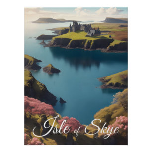 Insel Skye Schottland Reiseplakat Poster