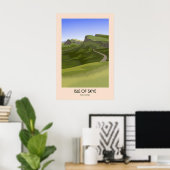 Insel Skye Schottland Reiseplakat Poster (Heimbüro)