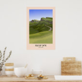 Insel Skye Schottland Reiseplakat Poster (Küche)