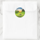 Insel Skye, Schottland, Runder Aufkleber (Tasche)