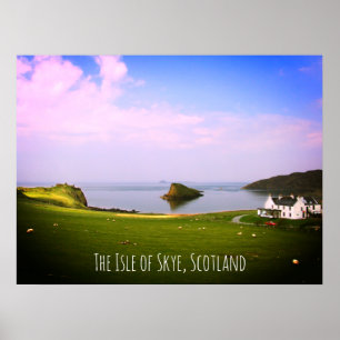 Insel Skye, Schottland, schönes Plakat