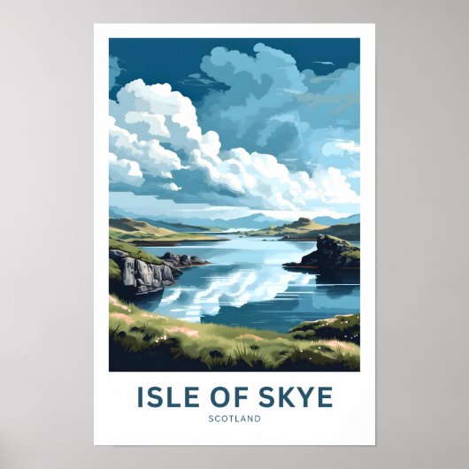 Insel Skye Scotland Travel Print Poster (Vorne)