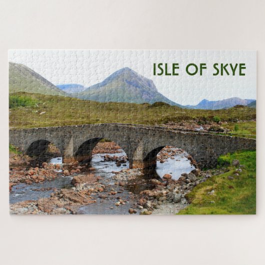 Insel Skye: Sligachan Bridge, Schottland Puzzle (Horizontal)