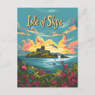 Insel Skye Vintage Kunst Postkarte