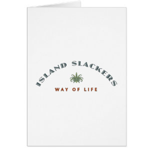Insel Slacker Art des Lebens