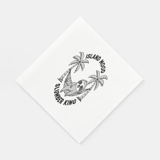 Insel Sloth Serviette (Ecke)
