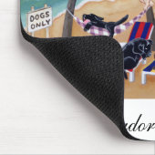 Insel-Sommer-Ferien Labradors Mousepad (Ecke)
