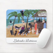 Insel-Sommer-Ferien Labradors Mousepad (Mit Mouse)