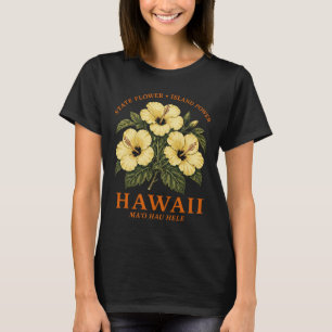 Insel-Sonnenschein Hawaiianischer Hibiskus T-Shirt
