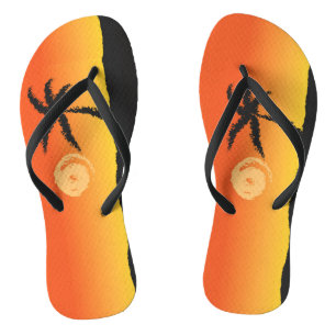 Insel Sonnenuntergang Flip Flops Badesandalen