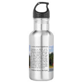 Insel St. Helena Lighthouse Wasserflasche (Vorderseite)