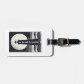 Insel St Helena Michigan Leuchtturm Moon Gepäckanhänger (Vorderseite horizontal)