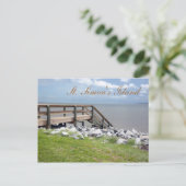 Insel St. Simon Postkarte (Stehend Vorderseite)