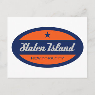 *Insel Staten Postkarte