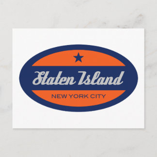 *Insel Staten Postkarte