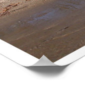 Insel Strand am See Poster (Ecke)