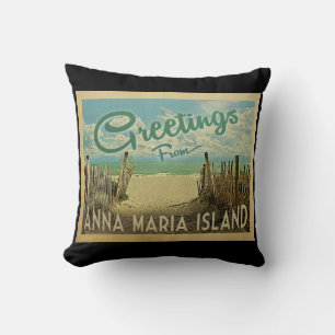 Insel-Strand-Vintage Reise Annas Maria Kissen