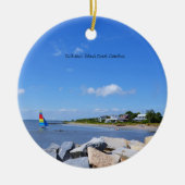 Insel Sullivan Charleston South Carolina Keramik Ornament (Vorne)