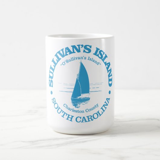 Insel Sullivan (Segelboot) Kaffeetasse (Mittel)